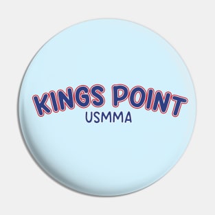 Kings Point USMMA (Blue Text) Pin