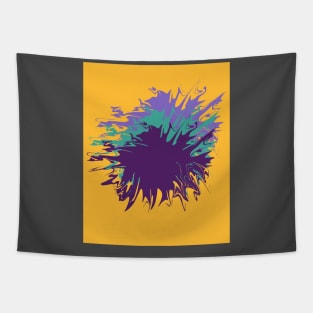 Ugly Vomit Shapes Abstract Art Pattern Mid Century Minimalism Tapestry