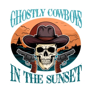 Cowboys in the sunset, cowboy gift T-Shirt