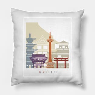 KYOTO SKYLINE POSTER Pillow