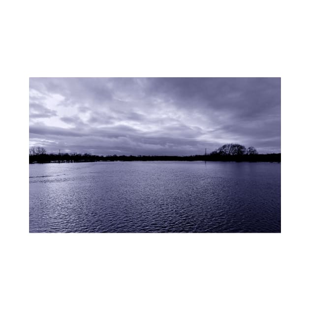 Shimmering flood water from the river avon by avrilharris