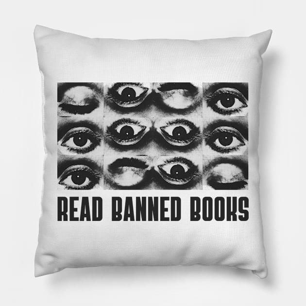 Read Banned Books Pillow by radicalreads