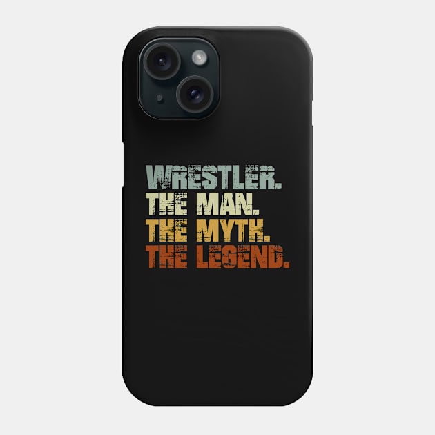 Wrestler Phone Case by designbym