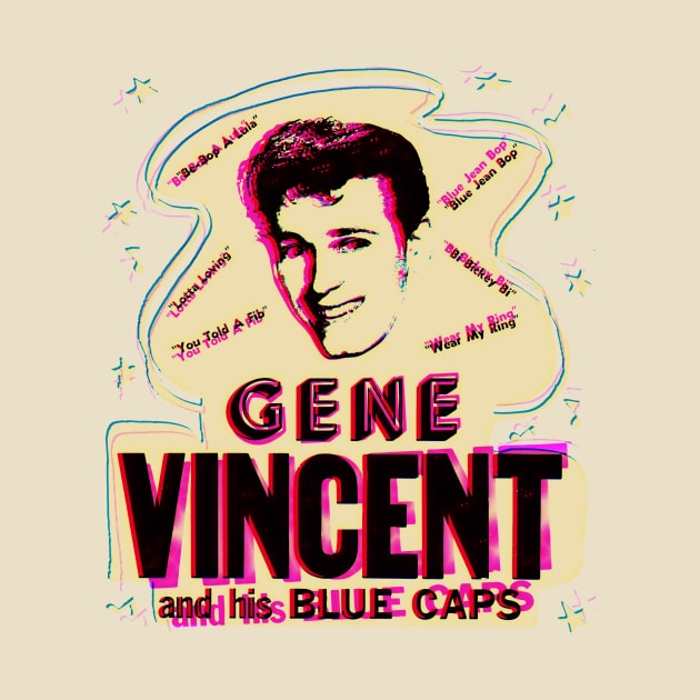 Gene Vincent by HAPPY TRIP PRESS