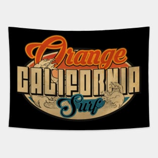 Orange California Tapestry