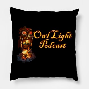 Old School Owl Light Podcast Pillow