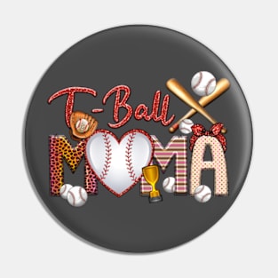 Tball mom, tball mama, tball baseball mama, tball Pin