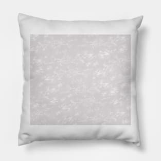 Grey and white pohutukawa pattern Pillow