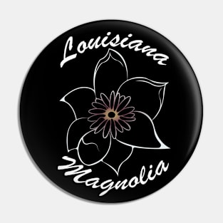 Louisiana - Magnolia Pin