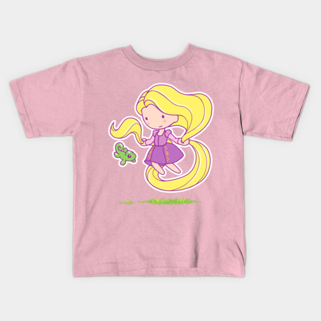 Little Rapunzel Tangled Kids TShirt TeePublic