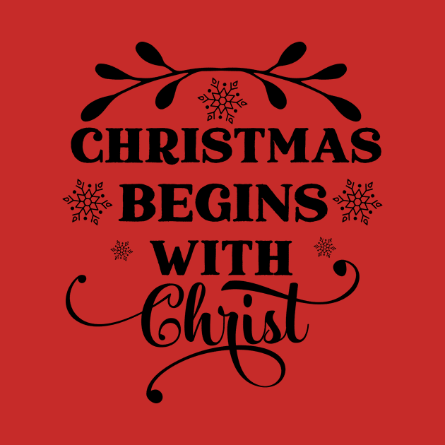 Christmas begins with Christ by Marilineandco