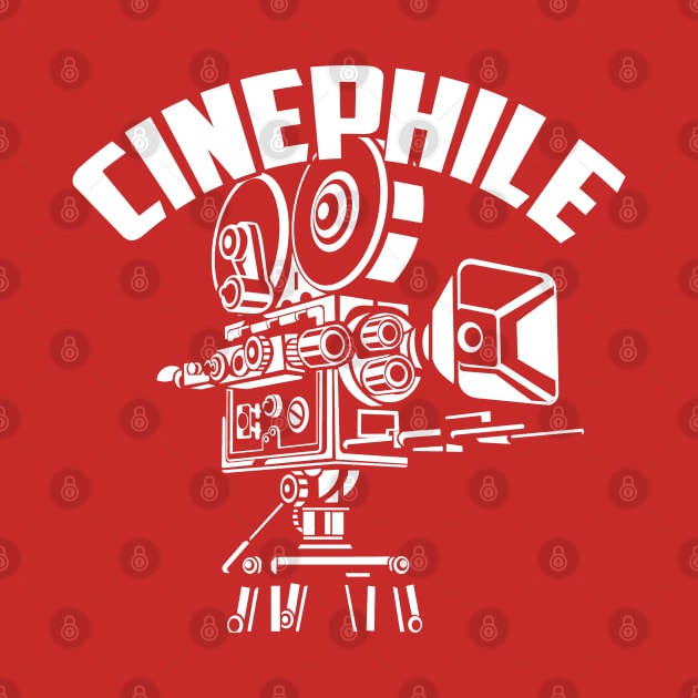 Cinephile Quote / Retro Cinema Camera by EddieBalevo