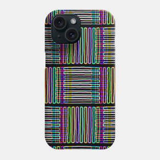 Glitched Lines Pattern Phone Case