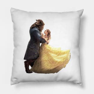 Beauty and the Beast draw Pillow