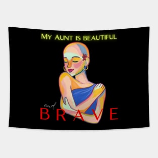 MY AUNT IS BEAUTIFUL AND BRAVE Tapestry