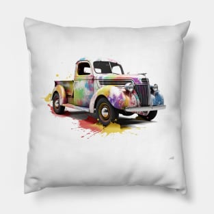 1937 Ford PU Truck Pillow