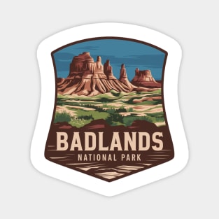 Badlands National Park Emblem Magnet