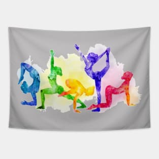 Pilates and yoga Tapestry