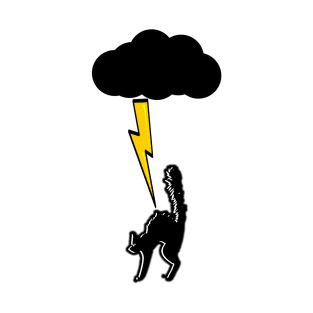 Lightning struck the cat T-Shirt