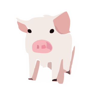 Mini Pig Mini Art T-Shirt