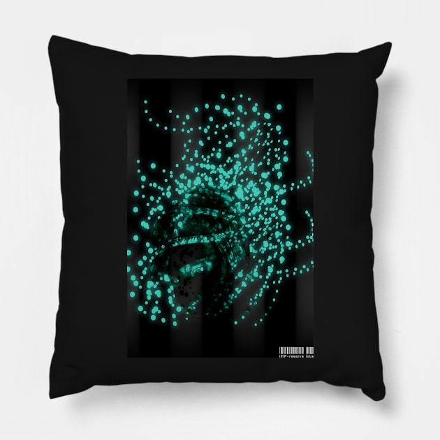 Shimmering Beauty Pillow by ImpressiveInks