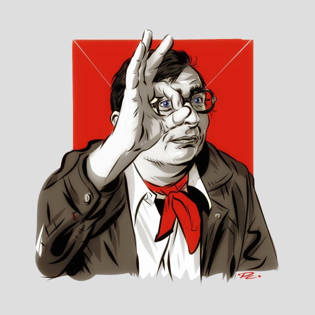 Claude Chabrol - An illustration by Paul Cemmick by PLAYDIGITAL2020