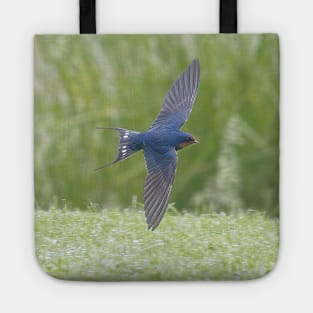 Barn Swallow in Flight Tote