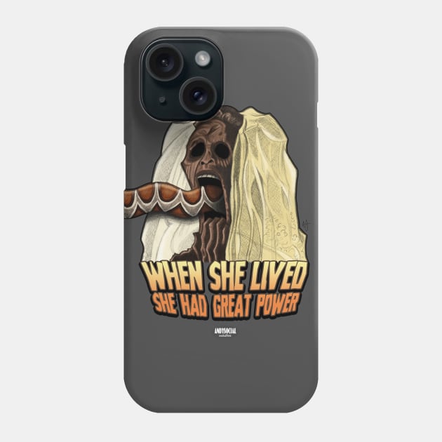 Voodoo Priestess Bride Phone Case by AndysocialIndustries