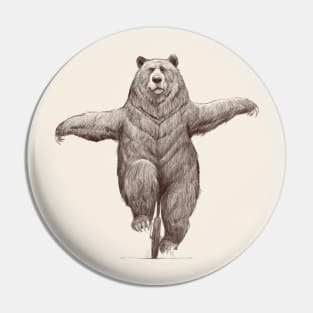 Balanced Bear Pin