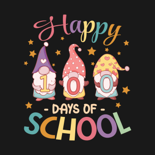 Happy 100 Days of School 2024 gnomies T-Shirt