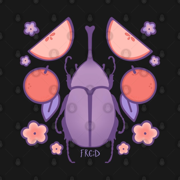 Fruity Beetle by Freddis Fine Designs