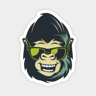 Monkey With Glasses Magnet