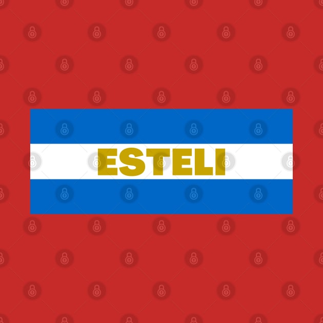 Esteli City in Nicaraguan Flag Colors by aybe7elf