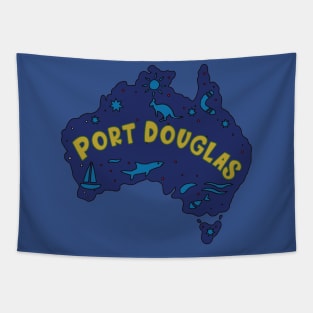 AUSSIE MAP PORT DOUGLAS Tapestry