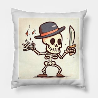 Skeletal Swagger Pillow