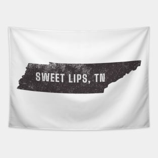 Sweet Lips - Map (Distressed) Tapestry