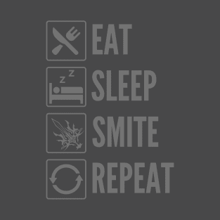 "Eat, Sleep, Smite, Repeat" Paladin Print T-Shirt