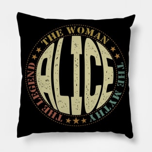 alice gift Pillow