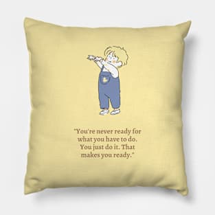 You just do it | motivational quotes Pillow