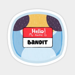 Bandit Name Tag Magnet