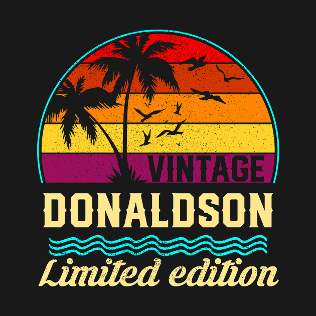 Vintage Donaldson Limited Edition, Surname, Name, Second Name by cristikosirez