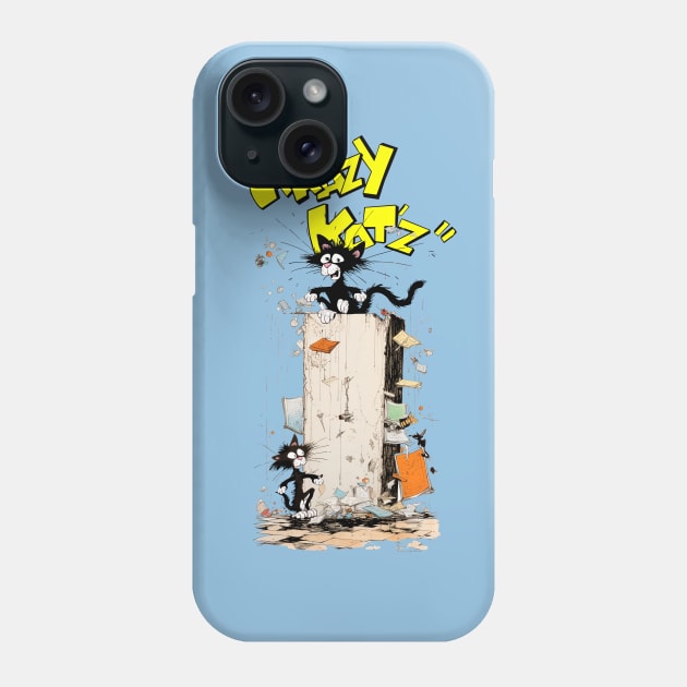 Krazy Kat from the comics cover Phone Case by enyeniarts