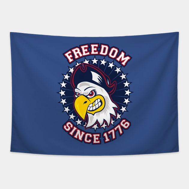 Freedom Eagle Tapestry by Joebarondesign