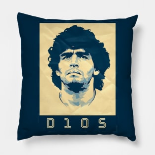 Rip Print Diego Maradona T-Shirt Pillow