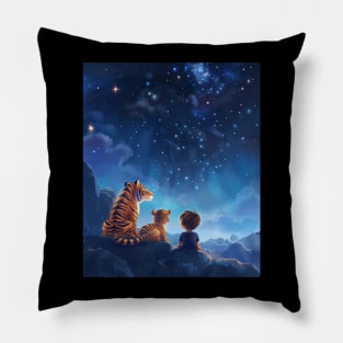 Calvin and Hobbes Best Friends Forever Pillow