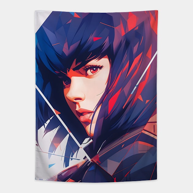 Cybernetic Journeys: Ghost in the Shell Aesthetics, Techno-Thriller Manga, and Mind-Bending Cyber Warfare Art Tapestry by insaneLEDP