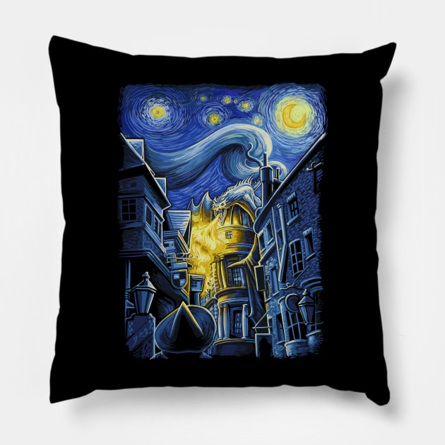 Starry Alley Pillow by BER