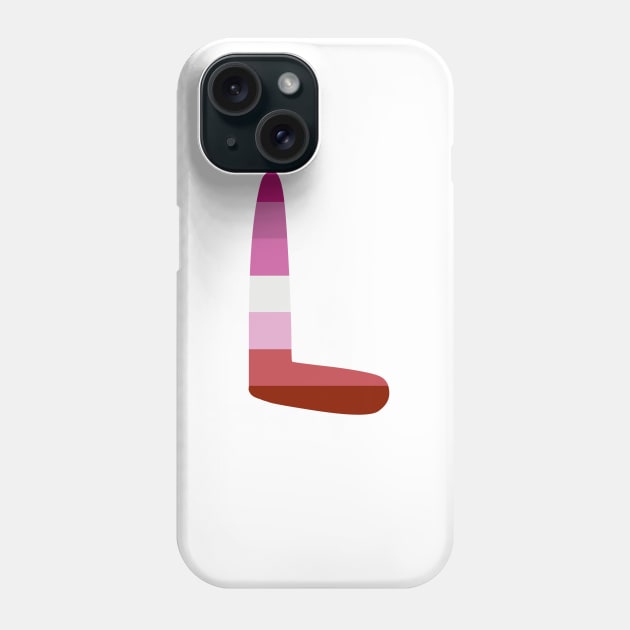 Lipstick Lesbian L Phone Case by Skittzune