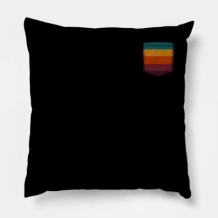 Pocket Vintage Retro Pillow