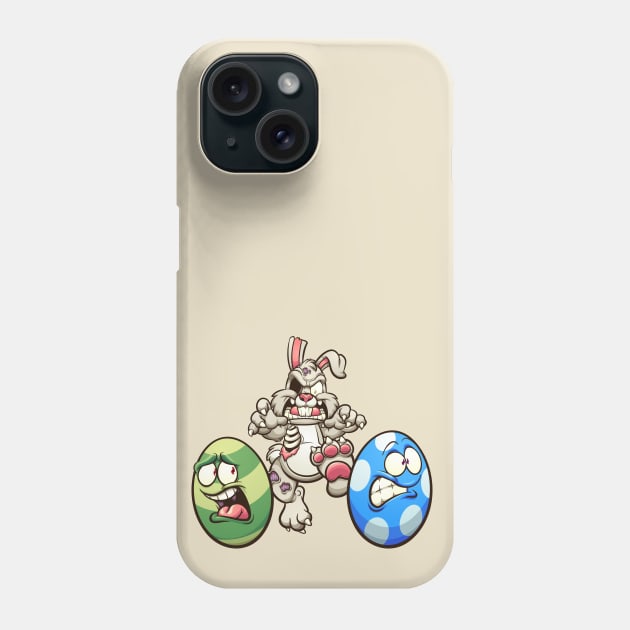 Zombie Easter bunny Phone Case by memoangeles